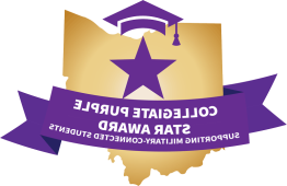 Collegiate Purple Star Badge